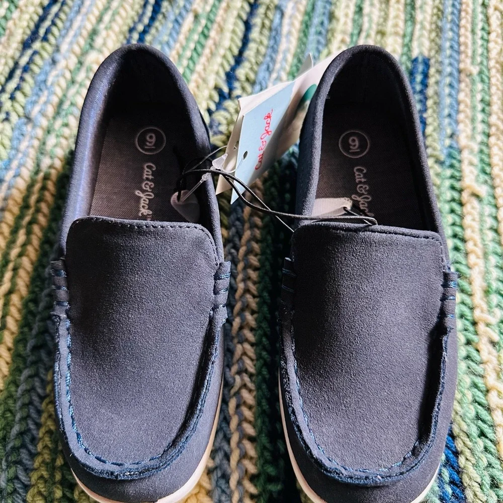 Cat & Jack Black Moccasins Everyday Comfort